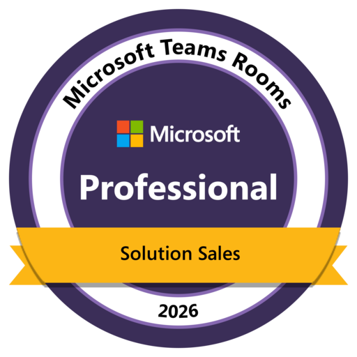 Microsoft Teams Rooms Solutions Sales Professional - Credly