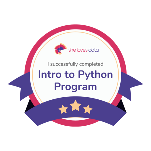 Intro to Python Signature Program - Credly