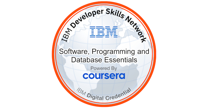 Software, Programming, and Database Essentials - Credly