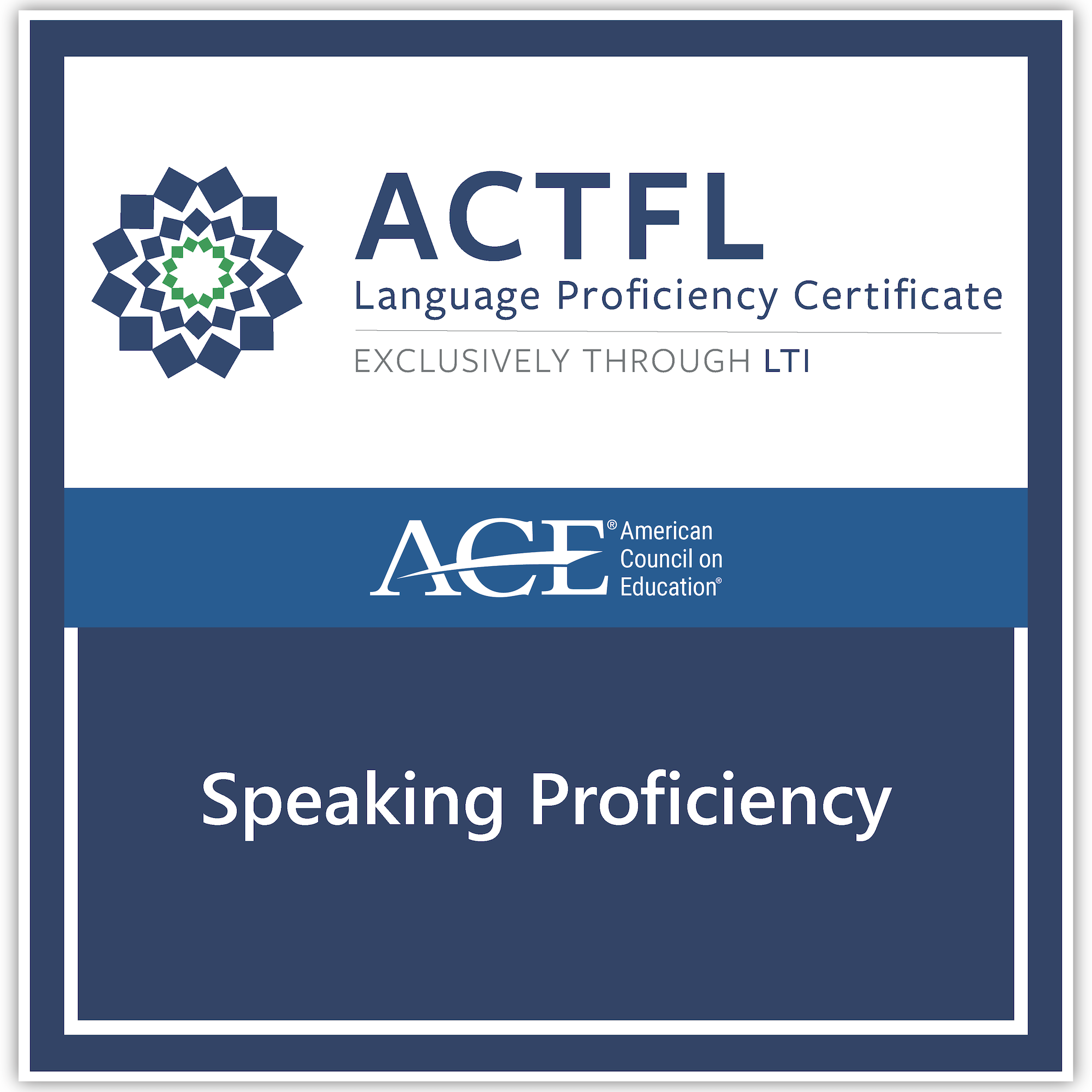 Speaking Proficiency