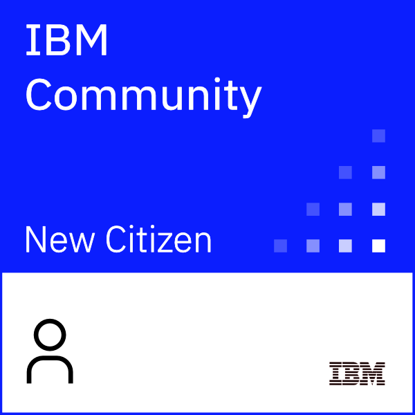 IBM Community New Citizen