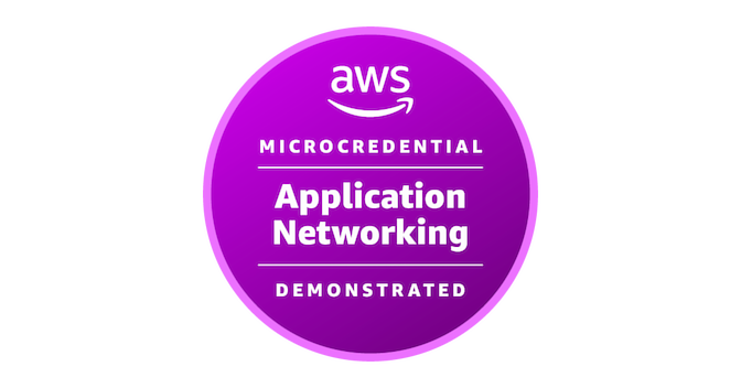AWS Application Networking Badge