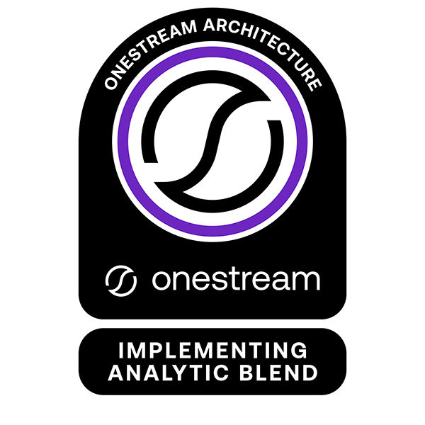 OneStream Architecture: Implementing Analytic Blend