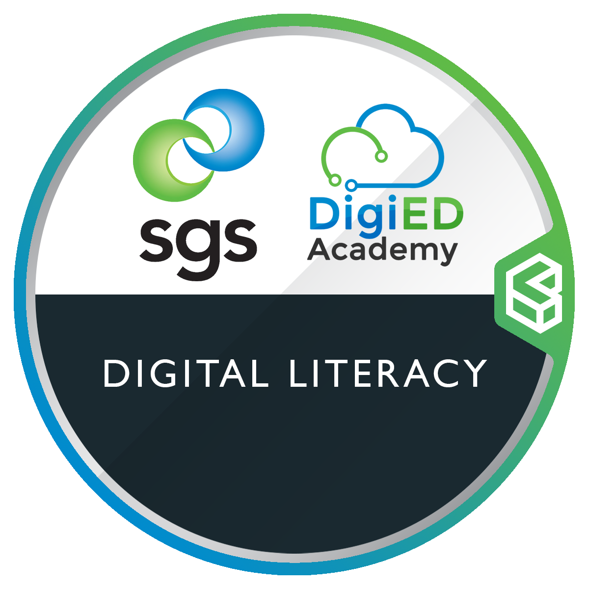 SGS DigiED Academy Digital Literacy Credly