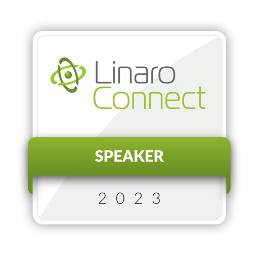 Linaro Connect 2023 Speaker Badge - Credly