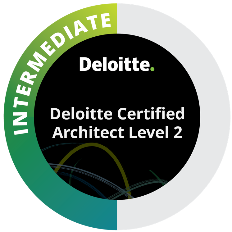 Deloitte Certified Architect Level 2