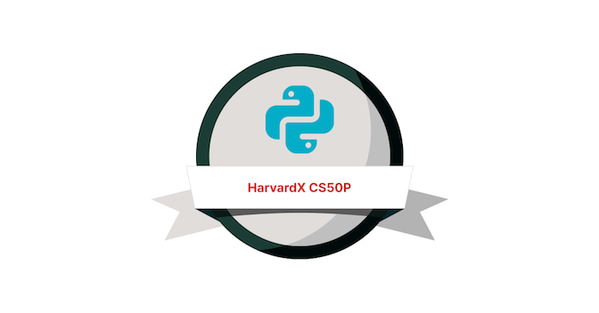 CS50P: Introduction to Programming with Python - Credly