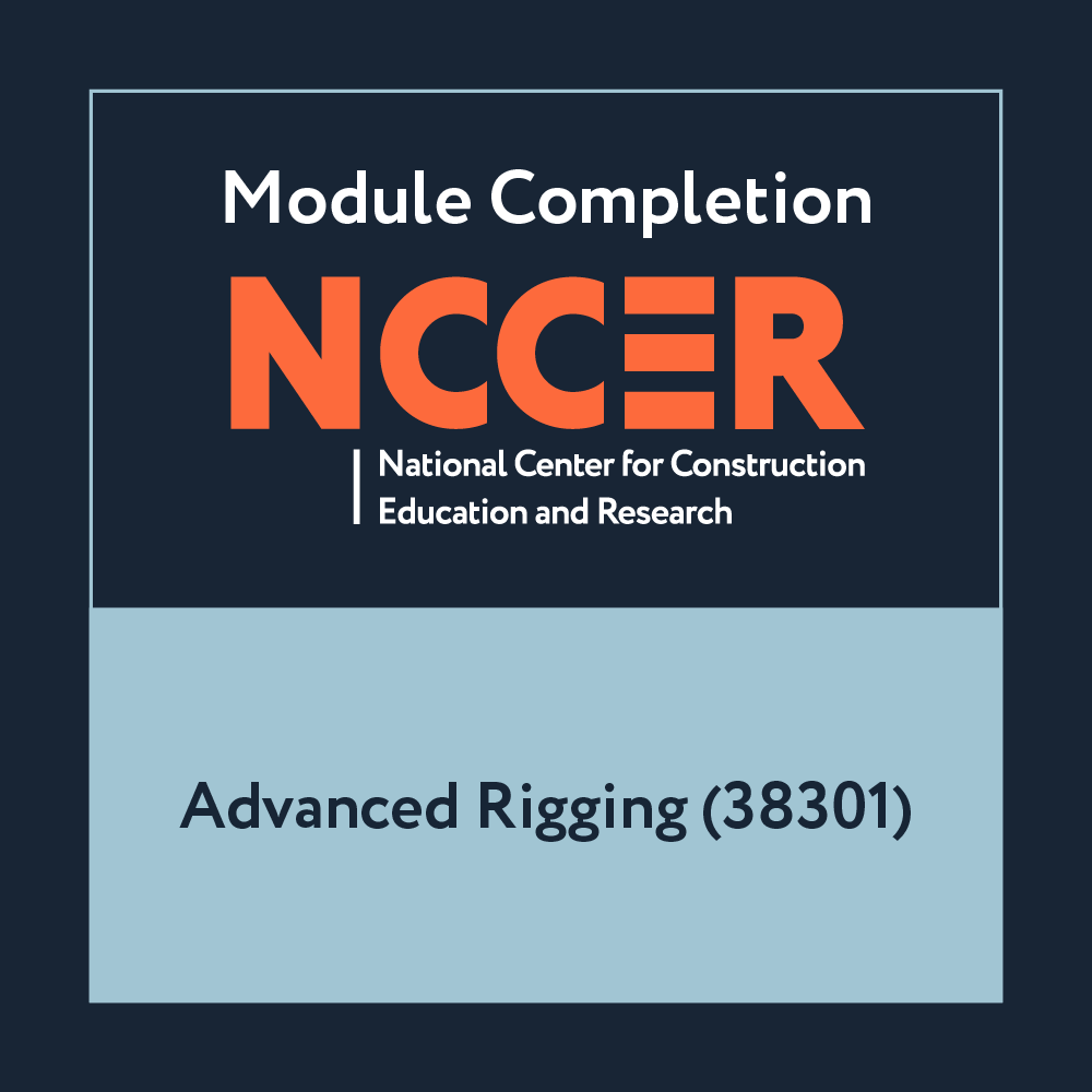 NCCER Advanced Rigging (38301)
