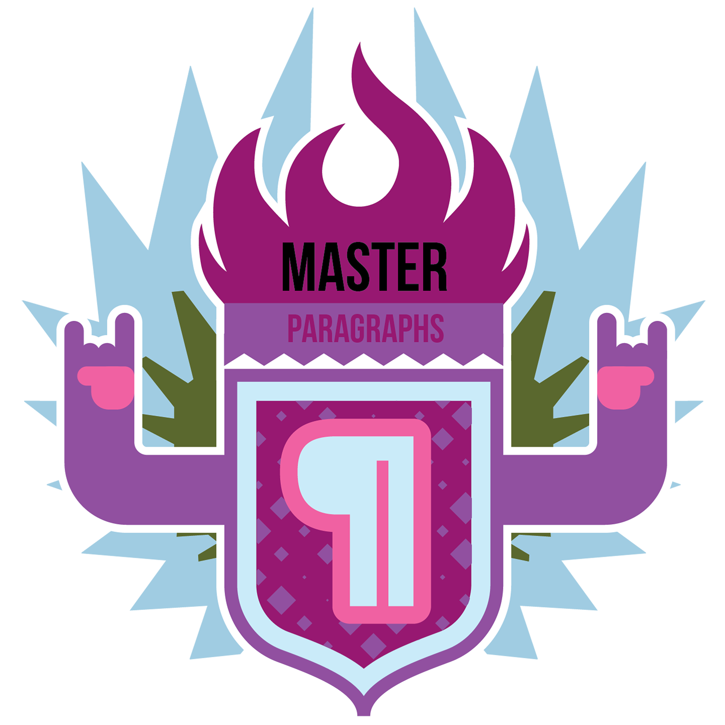 Paragraphs Mastery Level Badge