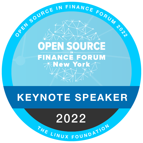 Keynote Speaker: Open Source in Finance Forum NY 2022
