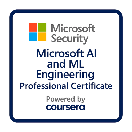 Microsoft AI and ML Engineering Professional Certificate(v.1) - Credly