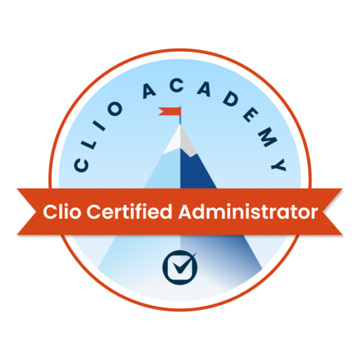 Clio Certified Administrator - Credly