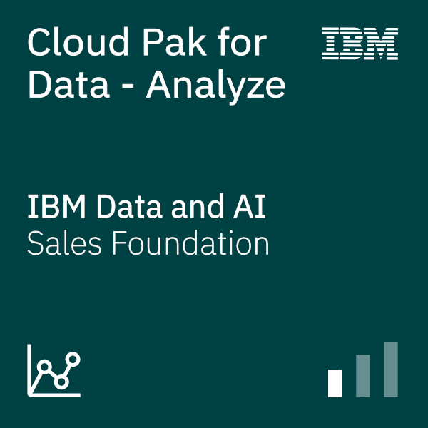 Cloud Pak for Data - Analyze Sales Foundation