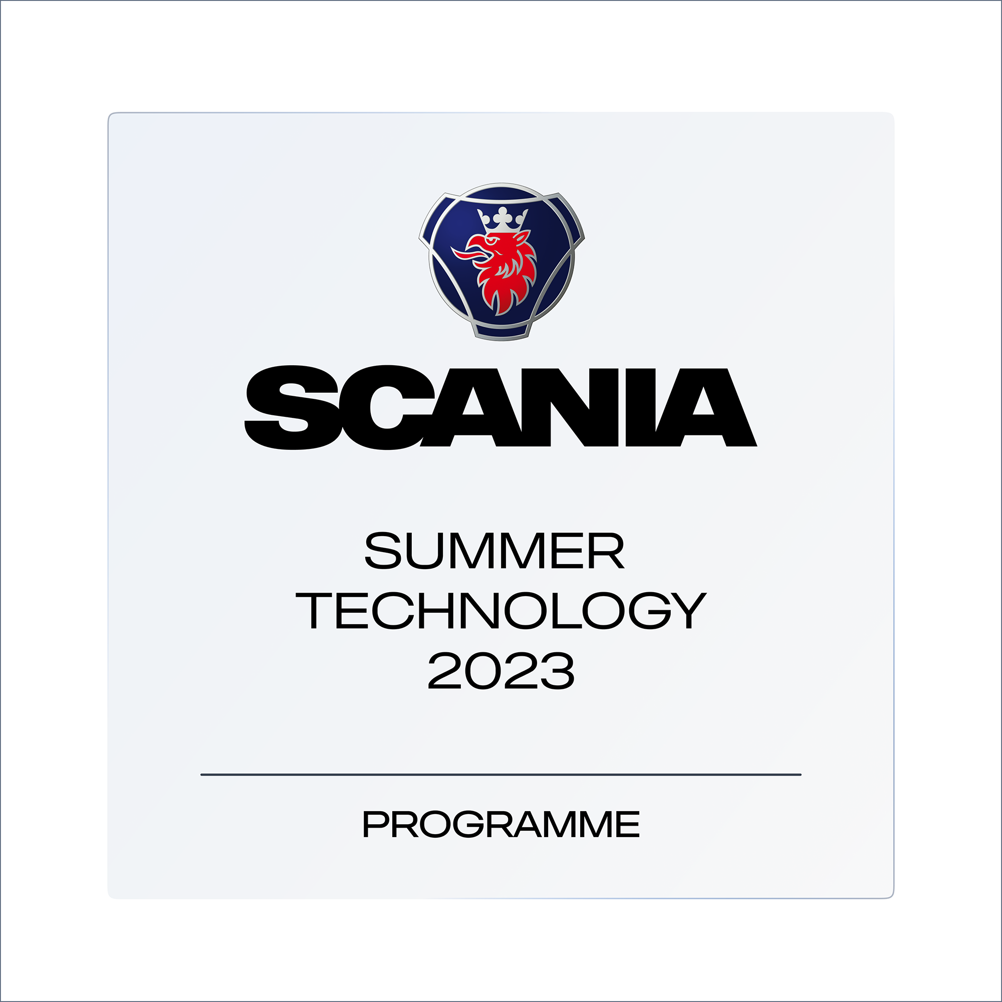 Scania Summer Technology Program 2023