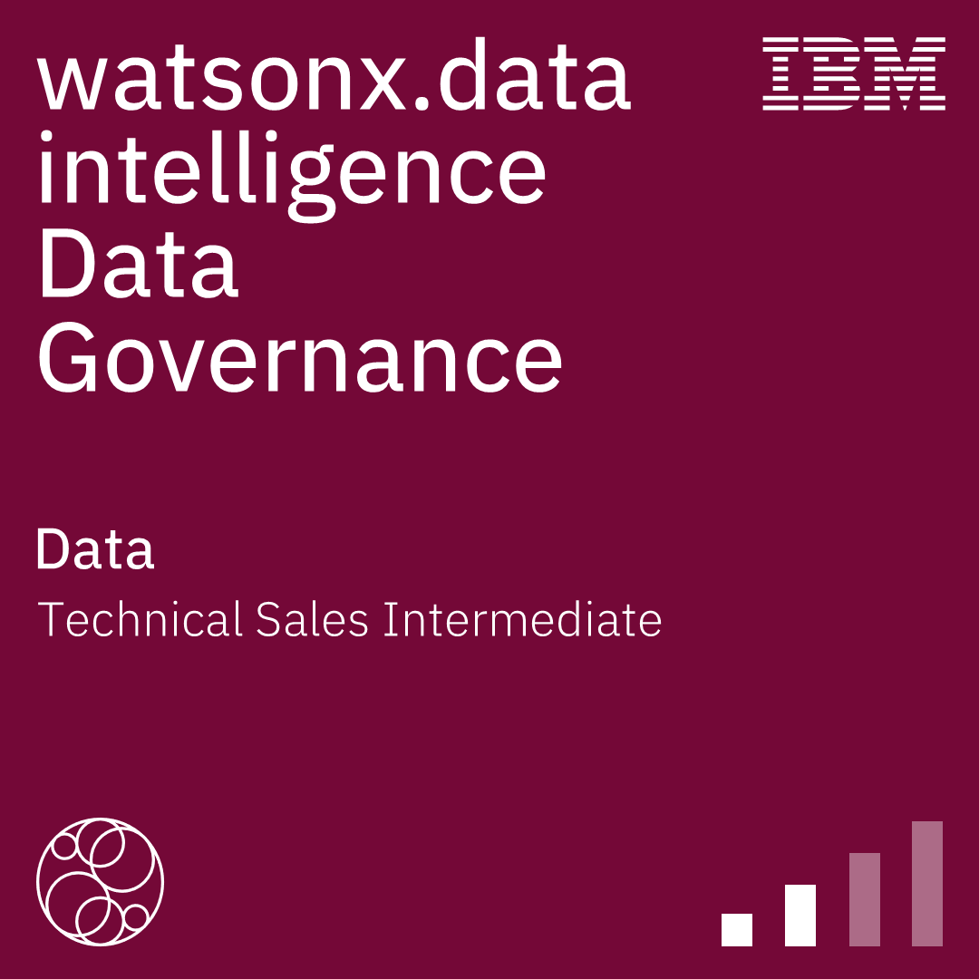 watsonx.data intelligence Data Governance Technical Sales Intermediate