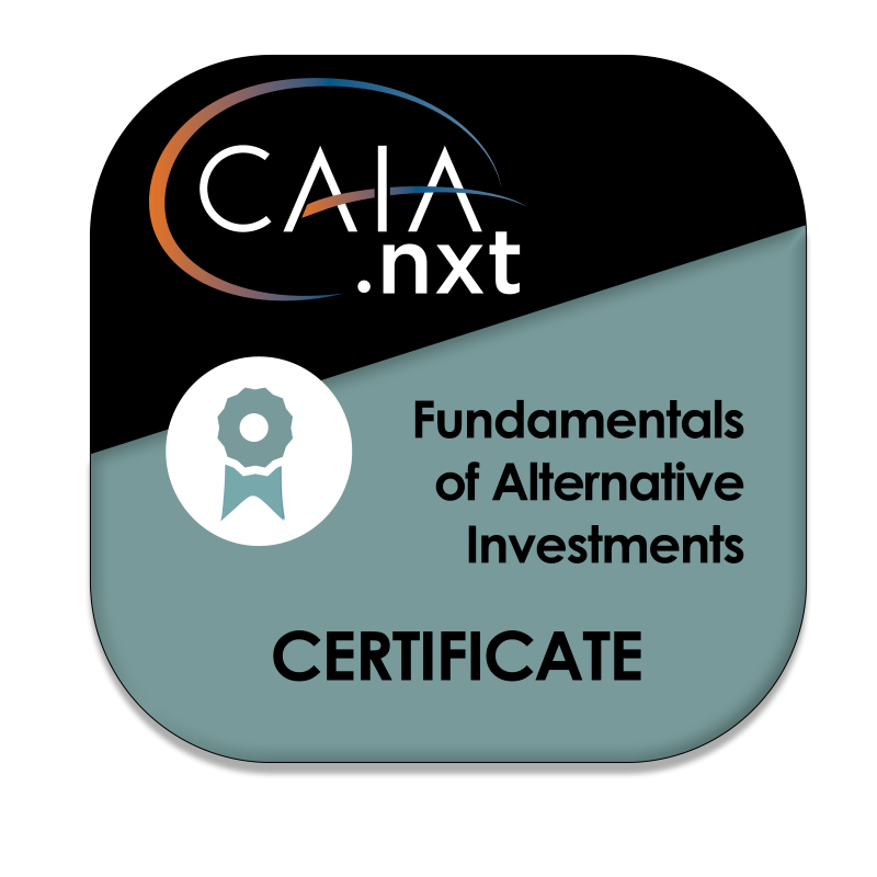 CAIA.nxt™ Fundamentals of Alternative Investments Certificate