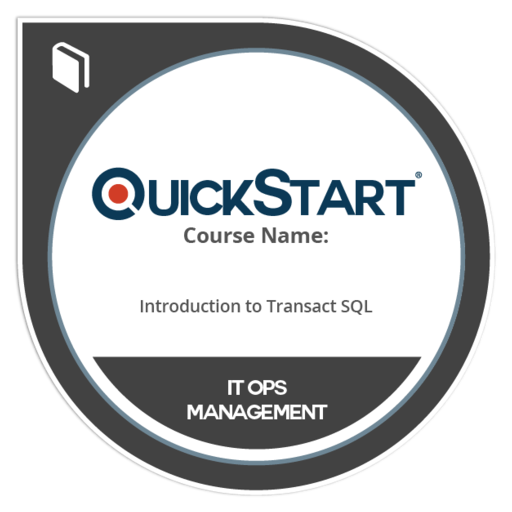 Introduction To Transact SQL Credly