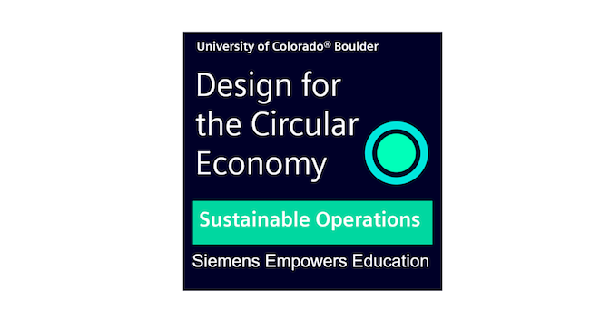 Design for the Circular Economy (Sustainable Operations Pathway) - Credly