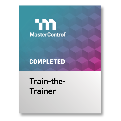 MasterControl TraintheTrainer Credly