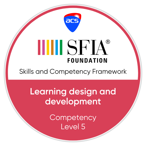 Learning design and development - Competency - Level 5