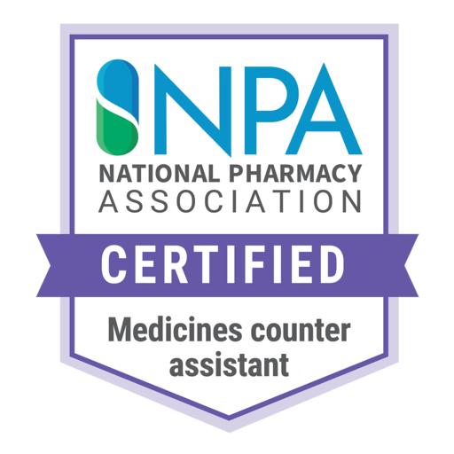 Medicines counter assistant Credly