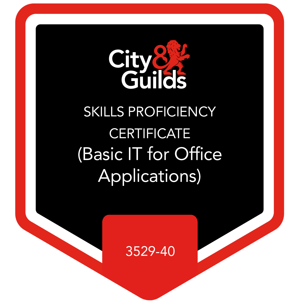 Skills Proficiency Certificate (Basic IT for Office Applications) 3529-40