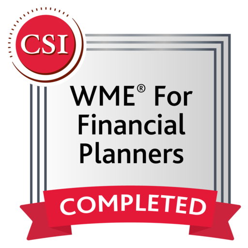 Wealth Management Essentials (WME®) for Financial Planners Credly