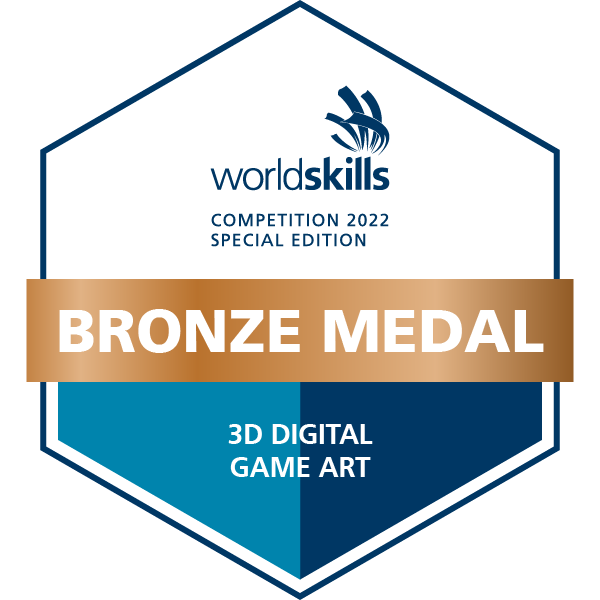 WorldSkills Competition 2022 Special Edition - Bronze Medallist - 3D Digital Game Art