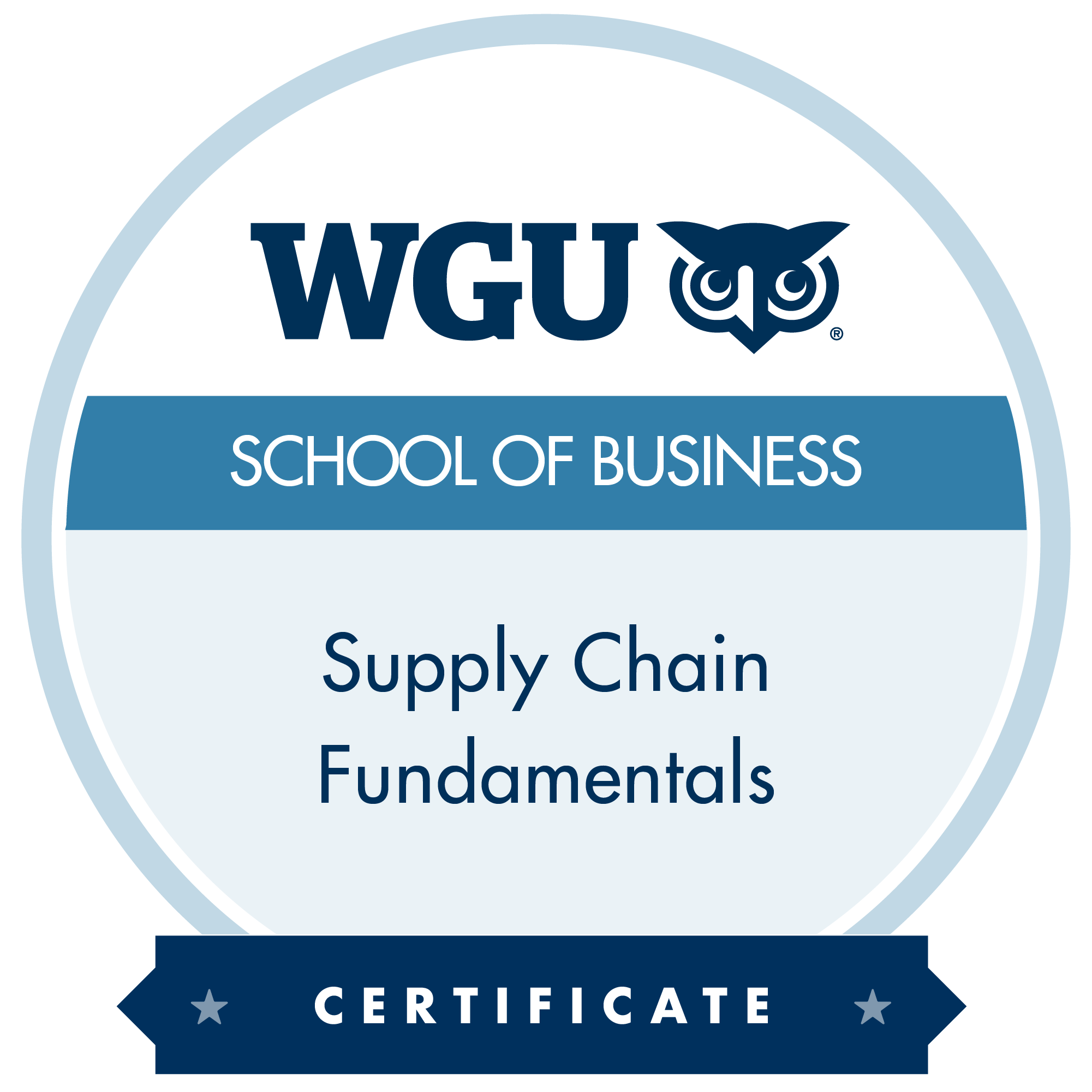 Supply Chain Fundamentals Certificate
