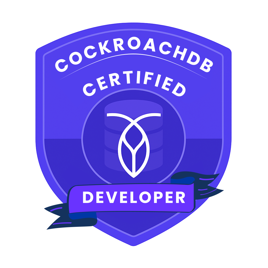 CockroachDB Certified Developer