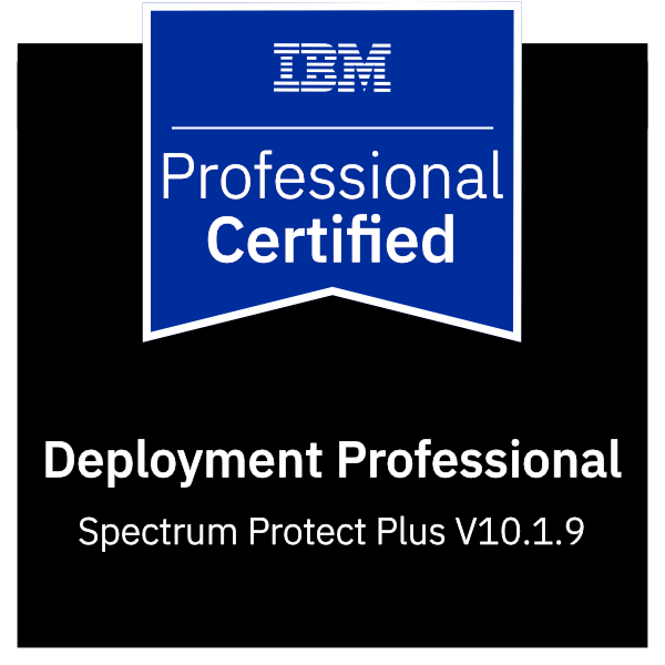 Sns-Brigh10 Certified Deployment Professional - Spectrum Protect Plus V10.1.9