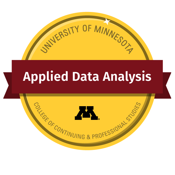 Applied Data Analysis Certificate