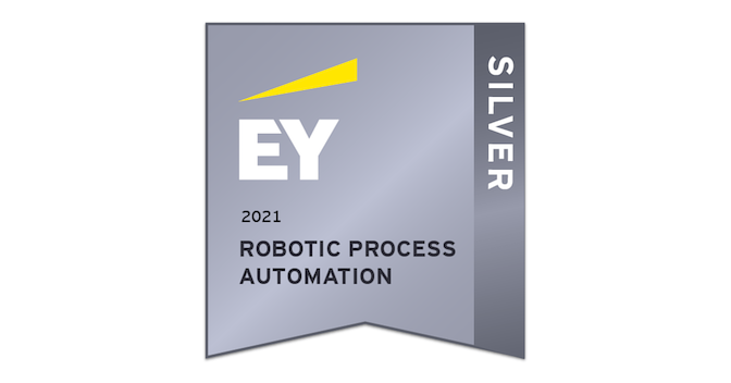 EY Robotic process automation - Silver (2021) - Credly
