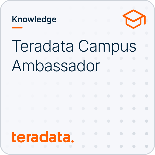 Teradata Campus Ambassador