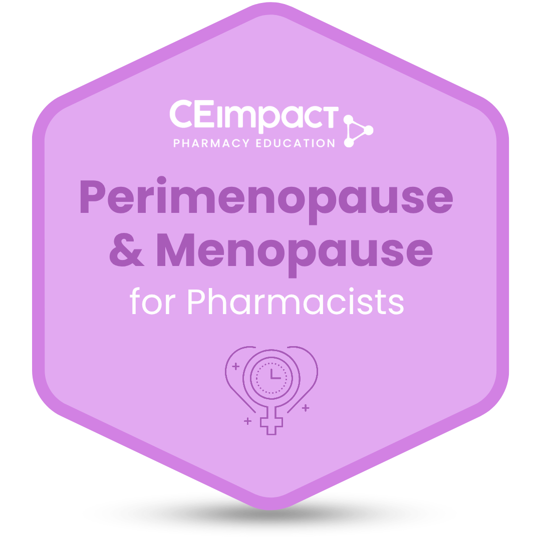 Perimenopause and Menopause - Pharmacist badge
