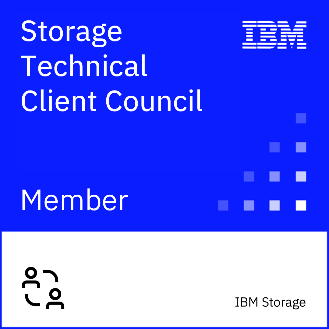 IBM Storage Technical Client Council Member