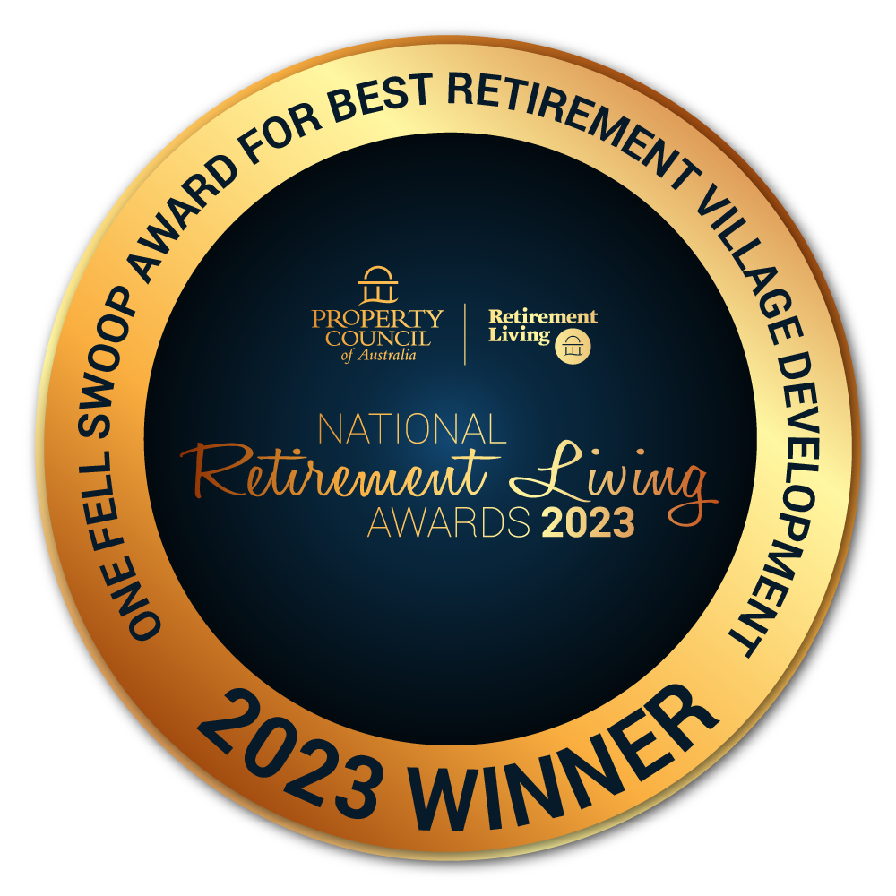 National Retirement Living Awards 2023 - Winner - One Fell Swoop Award for Best Retirement Village Development