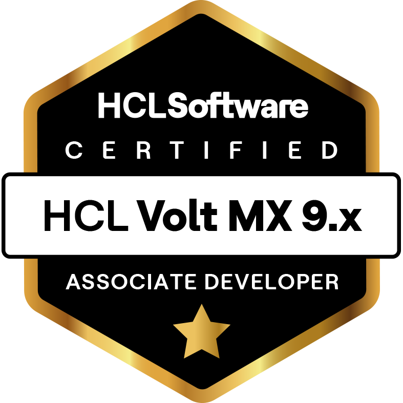 HCLSoftware Certified Associate Developer - Volt MX 9.2