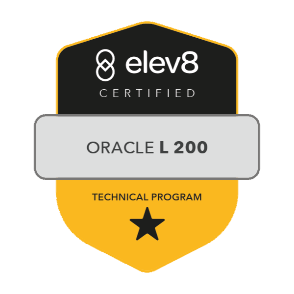 ORACLE L 200 Technical Program - Credly