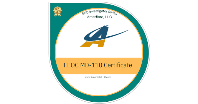 EEO MD-110 Certificate - Credly