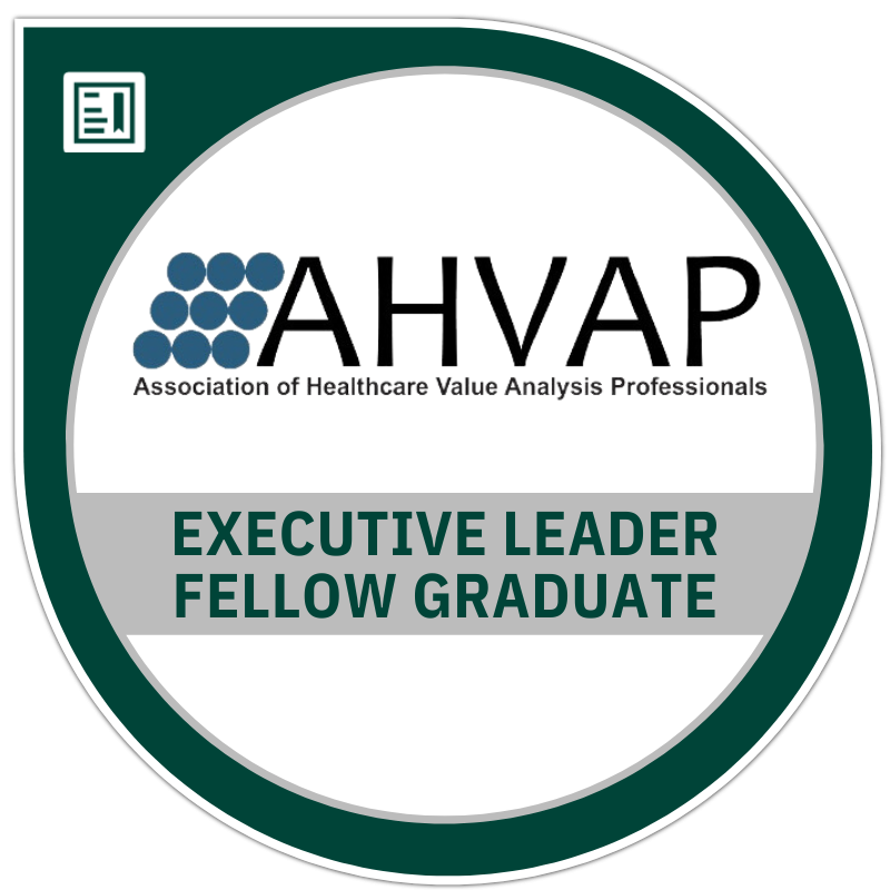 AHVAP Executive Leaders Fellowship Graduate