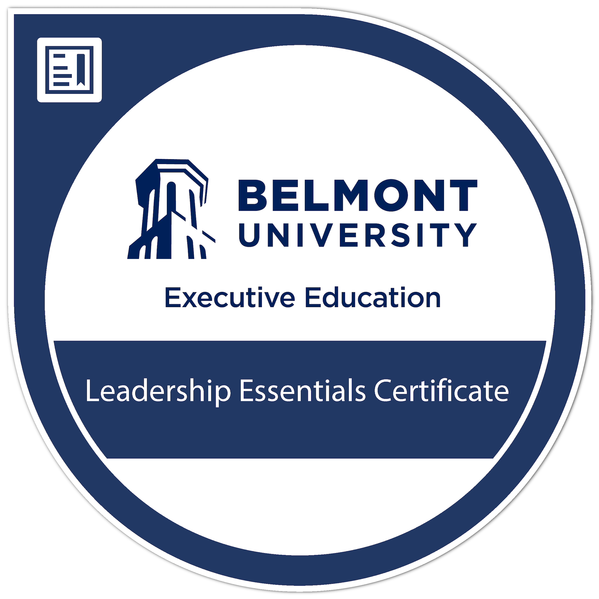 Leadership Essentials Certificate - Credly