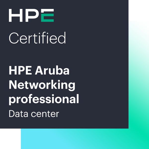 HPE Aruba Certified professional - Data center