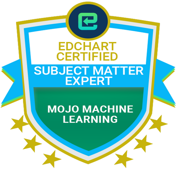 Edchart Certified Mojo Machine Learning Subject Matter Expert