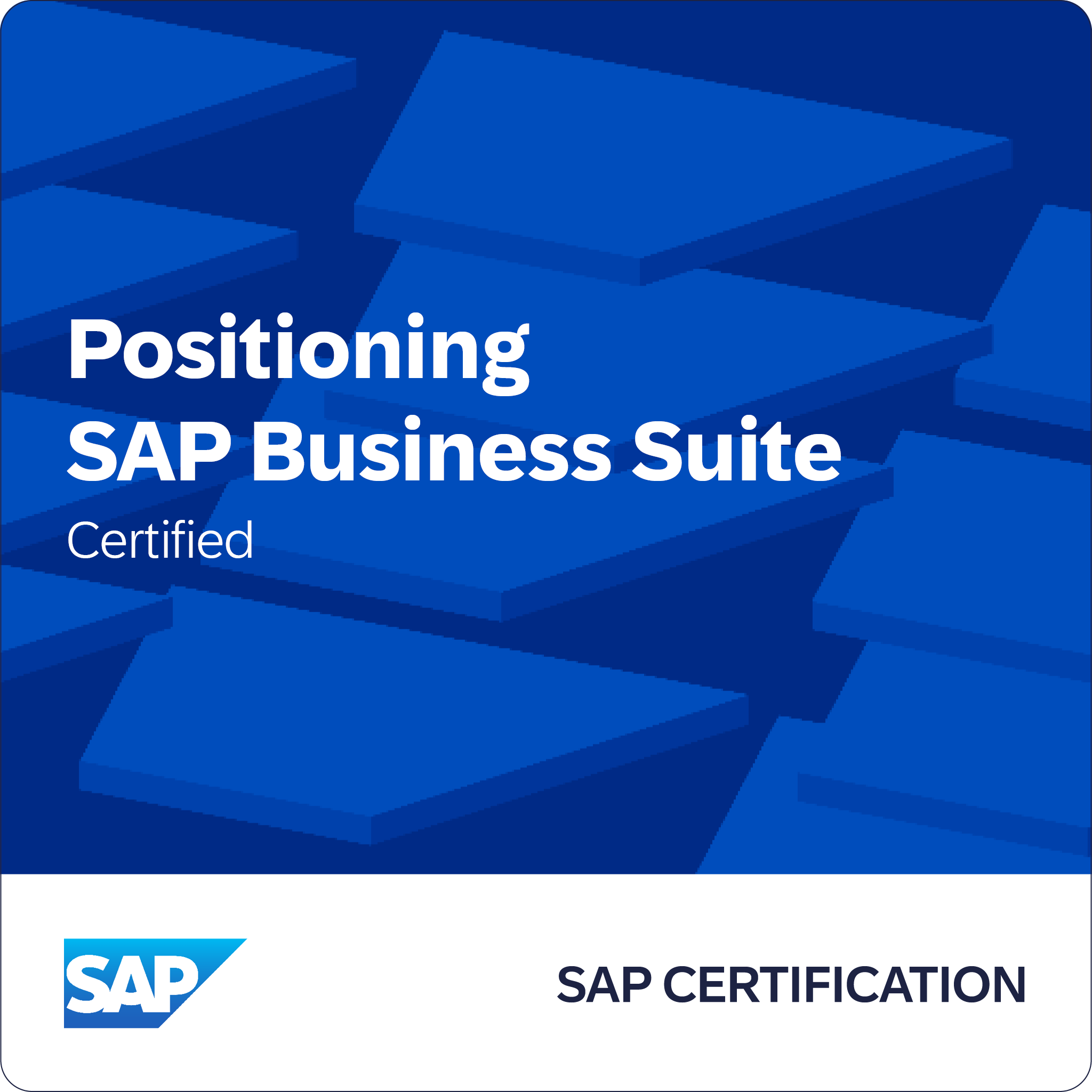 SAP Certified - Positioning SAP Business Suite
