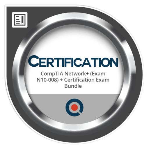 CompTIA Network+ (Exam N10-008) + Certification Exam Bundle - Credly