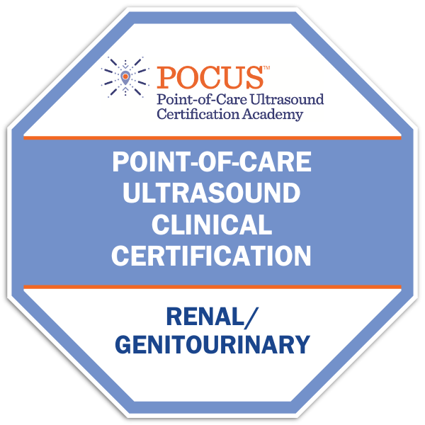 Point-of-Care Ultrasound (POCUS) Renal/Genitourinary Certification