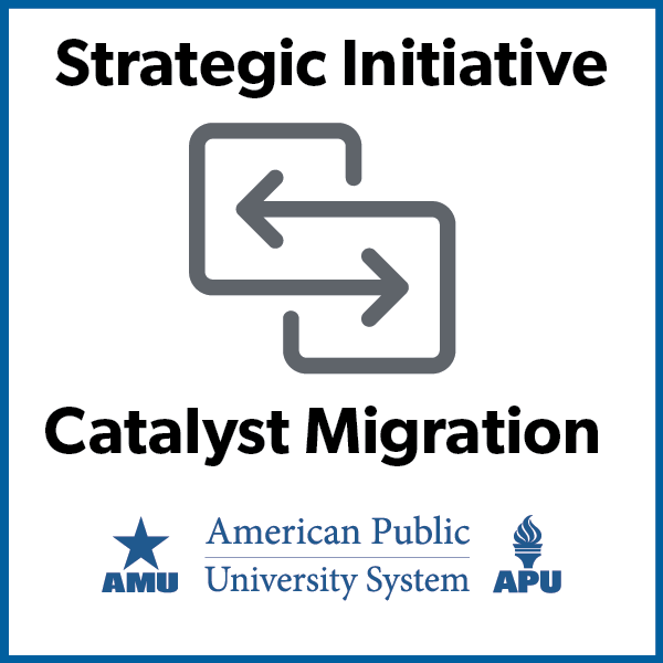 Strategic Initiative: Catalyst Migration