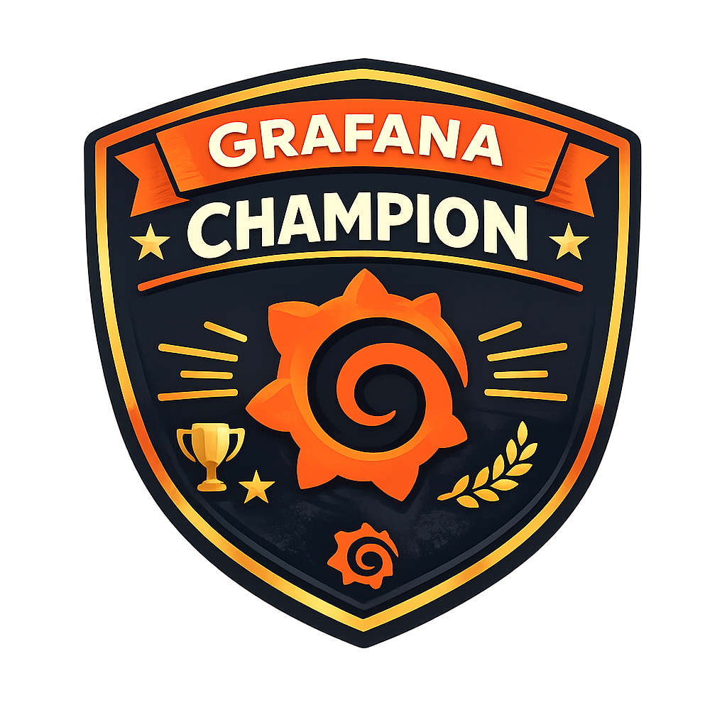 Grafana Champion badge