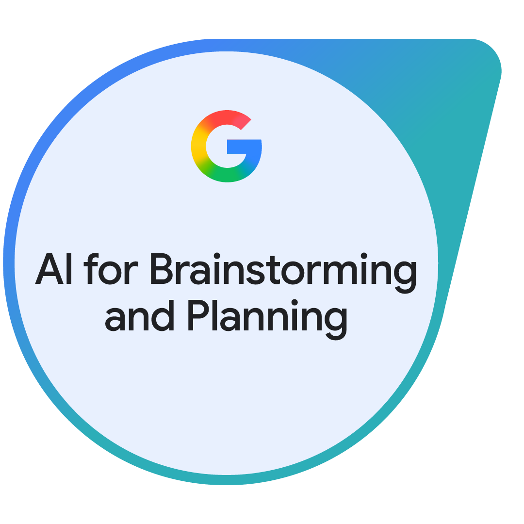 Google AI for Brainstorming and Planning